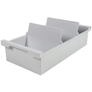 Exacompta Ref 52240D Record Card Holder 347 x 166 x 79mm in Size, A6 Horizontal Format, Front Label for Identification, Holds Approx. 600 Sheets Light Grey Exacompta Ref 52240D Record Card Holder 347 x 166 x 79mm in Size, A6 Horizontal Format, Front Label for Identification, Holds Approx. 600 Sheets Light Grey