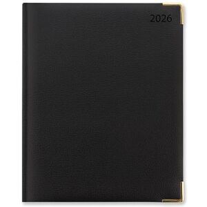 Letts of London Connoisseur Quarto vertical week to view with appointments 2026 diary Black 26-TC3YBK Letts of London Connoisseur Quarto vertical week to view with appointments 2026 diary Black 26-TC3YBK