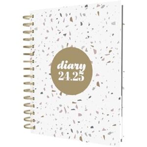 Collins Scandi Mid Year Diary Planner A5 Day To Page Academic Year 2024-25 White Terrazzo Daily Mid Year Journal for Students, Teachers E-PW51M.TZWH-2425 August 2024 to August 2025 Collins Scandi Mid Year Diary Planner A5 Day To Page Academic Year 2024-25 White Terrazzo Daily Mid Year Journal for Students, Teachers E-PW51M.TZWH-2425 August 2024 to August 2025