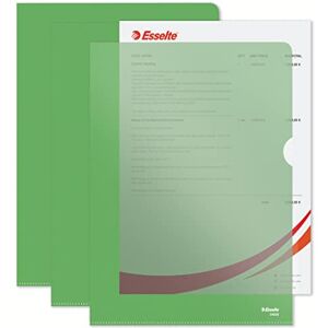 Esselte Premium Folder A4, Clear Green Matt Finish, 115 Micron Polypropylene, Box of 100, 54838 Esselte Premium Folder A4, Clear Green Matt Finish, 115 Micron Polypropylene, Box of 100, 54838