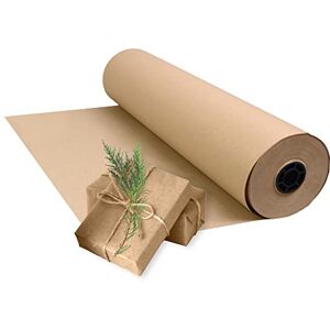 Triplast Brown ECO Kraft Paper (600mm x 100m) Eco-Conscious & Recyclable Multipurpose Wrapping Paper Roll with a Premium & Rustic Finish Ideal for Gift Wrapping, Parcel Packing, Arts & Craft Triplast Brown ECO Kraft Paper (600mm x 100m) Eco-Conscious & Recyclable Multipurpose Wrapping Paper Roll with a Premium & Rustic Finish Ideal for Gift Wrapping, Parcel Packing, Arts & Craft