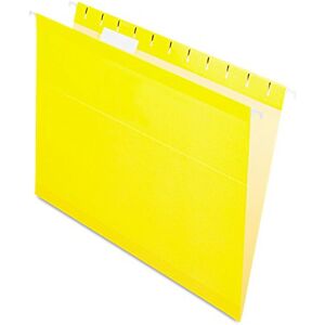 Pendaflex Reinforced Hanging File Folders, Letter Size, Yellow, 1/5 Cut, 25/BX (4152 1/5 YEL) Pendaflex Reinforced Hanging File Folders, Letter Size, Yellow, 1/5 Cut, 25/BX (4152 1/5 YEL)