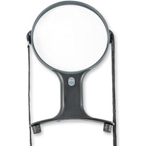 Carson HF-66 MagniShine LED Lighted Hands-Free 2x Magnifier, Black Carson HF-66 MagniShine LED Lighted Hands-Free 2x Magnifier, Black