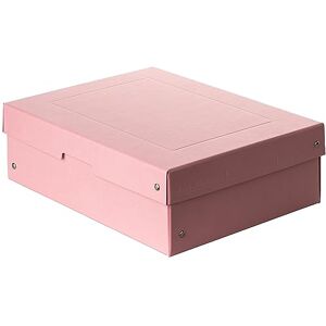 FALKEN Original PureBox Pastel, Made in Germany, 100 mm high, DIN A4, pink, storage box with lid made of sturdy cardboard, vegan gift box, transport box, all-purpose box FALKEN Original PureBox Pastel, Made in Germany, 100 mm high, DIN A4, pink, storage box with lid made of sturdy cardboard, vegan gift box, transport box, all-purpose box