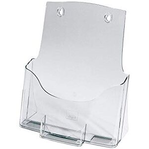 Sigel LH111 Table-Top Literature Holder, for A4, with additional business card compartment, uv resistant acrylic, clear, 1 Piece Sigel LH111 Table-Top Literature Holder, for A4, with additional business card compartment, uv resistant acrylic, clear, 1 Piece
