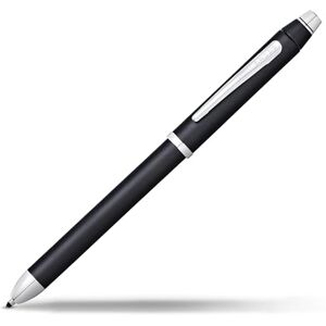 Cross Tech3+ Satin Black Multi-Function Ballpoint Pen with Stylus incl. Premium Gift Box – Refillable Ballpen & Pencil Cross Tech3+ Satin Black Multi-Function Ballpoint Pen with Stylus incl. Premium Gift Box – Refillable Ballpen & Pencil