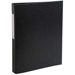 Exacompta ref. 54381E Box of 10 rigid PP binders 2 round rings, diameter 25 mm Spine 40 mm External dimensions: 32 x 25.5 cm Format to file A4 Colour: black Exacompta ref. 54381E Box of 10 rigid PP binders 2 round rings, diameter 25 mm Spine 40 mm External dimensions: 32 x 25.5 cm Format to file A4 Colour: black