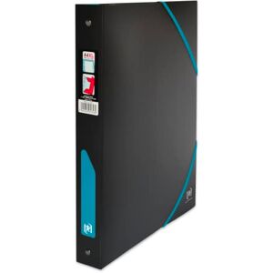 Oxford Nomade for Students A4XL 40mm Spine 4 Ring Binder Polypropylene Two Tone Black Blue Oxford Nomade for Students A4XL 40mm Spine 4 Ring Binder Polypropylene Two Tone Black Blue