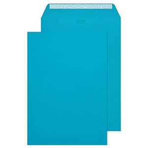Blake Plain Blue C4 Envelopes, Peel & Seal, 120gsm, Pack of 250 Blake Plain Blue C4 Envelopes, Peel & Seal, 120gsm, Pack of 250