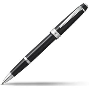 Cross Bailey Light Glossy Black Resin Rollerball Pen INCL. Premium Gift Box Refillable Medium Gel Ink Rollerball Cross Bailey Light Glossy Black Resin Rollerball Pen INCL. Premium Gift Box Refillable Medium Gel Ink Rollerball