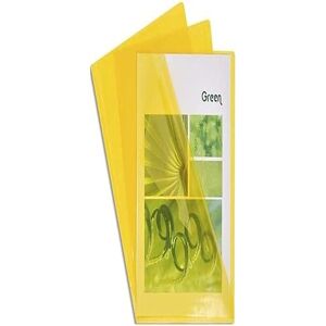 Exacompta Ref 661235E PVC Cut Flush Folder Suitable for Holding A4 Documents, 0.1mm Clear PVC, Top & Right Openings, Cut Out for Easy Opening Yellow (Bag of 100) Exacompta Ref 661235E PVC Cut Flush Folder Suitable for Holding A4 Documents, 0.1mm Clear PVC, Top & Right Openings, Cut Out for Easy Opening Yellow (Bag of 100)