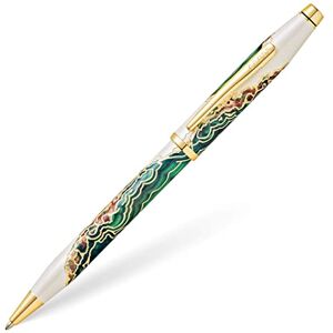 Cross Wanderlust Borneo Ballpoint Pen with 23ct Gold-Plated Appoinments incl. Premium Gift Box Refillable Medium Ballpen Cross Wanderlust Borneo Ballpoint Pen with 23ct Gold-Plated Appoinments incl. Premium Gift Box Refillable Medium Ballpen