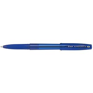 PILOT Medium Line 1 mm Tip Super Grip G Stick Ballpoint Pen Blue, Box of 12 PILOT Medium Line 1 mm Tip Super Grip G Stick Ballpoint Pen Blue, Box of 12