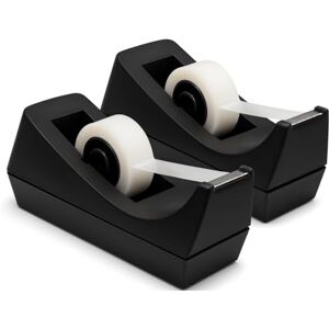 Manaloom Desktop Tape Dispenser Non-Skid Base Weighted Tape Roll Dispenser Perfect for Office Home School (Tape not Included) (2-Pack) Manaloom Desktop Tape Dispenser Non-Skid Base Weighted Tape Roll Dispenser Perfect for Office Home School (Tape not Included) (2-Pack)