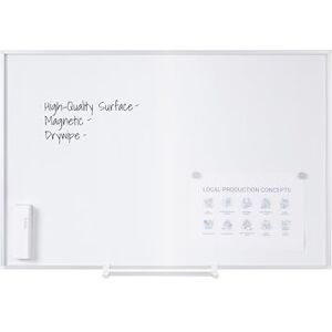 Bi-Office Earth Honesty Magnetic Whiteboard, Lacquered Steel Surface, Natural Aluminium Frame, 900 x 600 mm Bi-Office Earth Honesty Magnetic Whiteboard, Lacquered Steel Surface, Natural Aluminium Frame, 900 x 600 mm