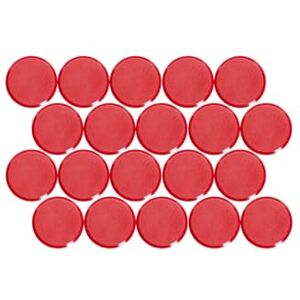 MAUL 30 mm 0.6 kg pro High Quality Round Magnet for Whiteboards Red (Pack of 20) MAUL 30 mm 0.6 kg pro High Quality Round Magnet for Whiteboards Red (Pack of 20)