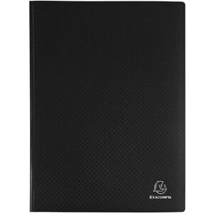 Exacompta Ref 8861E Box of 8 OPAK Document Holders 60 Smooth Crystal Pockets 120 Views for A4 Size Size 24 x 32 cm semi-Rigid Polypropylene Cover Black Colour Exacompta Ref 8861E Box of 8 OPAK Document Holders 60 Smooth Crystal Pockets 120 Views for A4 Size Size 24 x 32 cm semi-Rigid Polypropylene Cover Black Colour