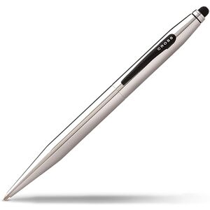 Cross Tech2 Chrome Ballpoint Pen with Stylus incl. Premium Gift Box – Refillable Medium Ballpen Cross Tech2 Chrome Ballpoint Pen with Stylus incl. Premium Gift Box – Refillable Medium Ballpen