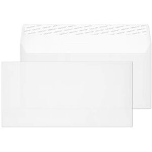 Blake Creative Senses DL 110 x 220 mm 90gsm Peel & Seal Clear Translucent Wallet Envelopes (815) Translucent White Pack of 500 Blake Creative Senses DL 110 x 220 mm 90gsm Peel & Seal Clear Translucent Wallet Envelopes (815) Translucent White Pack of 500