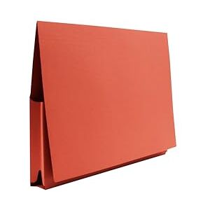 Exacompta Legal Filing Ref 713842 14x10 Wallet, Box of 50, Made from 315gsm Strong Recycled Manilla, Will Hold A4 & Foolscap Documents, 37 x 25 cm in Size, Red Exacompta Legal Filing Ref 713842 14x10 Wallet, Box of 50, Made from 315gsm Strong Recycled Manilla, Will Hold A4 & Foolscap Documents, 37 x 25 cm in Size, Red