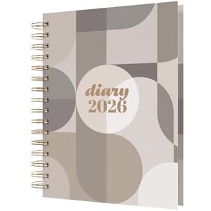Collins Scandi 2026 12 Month Calendar Year Planner, Week-To-View Diary, A5 Wiro Bound Hard Cover Geo Grey (E-PW53.GEGY-26) Collins Scandi 2026 12 Month Calendar Year Planner, Week-To-View Diary, A5 Wiro Bound Hard Cover Geo Grey (E-PW53.GEGY-26)