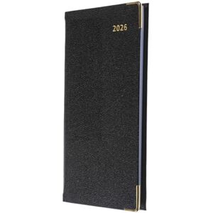 Collins Business Slim 2026 12 Month Calendar Year Planner, Week-To-View with Notes Pocket Diary Black (CNB.99-26) Collins Business Slim 2026 12 Month Calendar Year Planner, Week-To-View with Notes Pocket Diary Black (CNB.99-26)