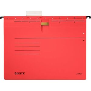 Leitz Alpha 19843025 Suspension Files for Professional Filing Pack of 5 Coloured Card Red Leitz Alpha 19843025 Suspension Files for Professional Filing Pack of 5 Coloured Card Red