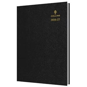 Collins 2026-2027 Mid/Academic Year Planner 13 Month A5 Day-to-Page with Appointments Debden Desk Diary Black (52M.99-2627) Collins 2026-2027 Mid/Academic Year Planner 13 Month A5 Day-to-Page with Appointments Debden Desk Diary Black (52M.99-2627)
