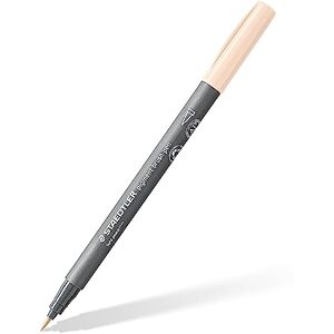 STAEDTLER 371-431 Pigment Arts Brush Pen Light Peach (Box of 10) STAEDTLER 371-431 Pigment Arts Brush Pen Light Peach (Box of 10)