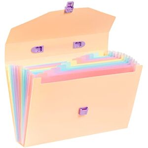 Viquel A4 Case Organiser with 12 Compartments Rainbow Pastel Viquel A4 Case Organiser with 12 Compartments Rainbow Pastel