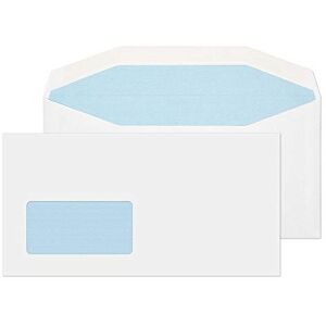 Blake Purely Everyday DL+ 121 x 235 mm 90 gsm Gummed Mailer Low Window Envelopes (3114) White Pack of 1000 Blake Purely Everyday DL+ 121 x 235 mm 90 gsm Gummed Mailer Low Window Envelopes (3114) White Pack of 1000