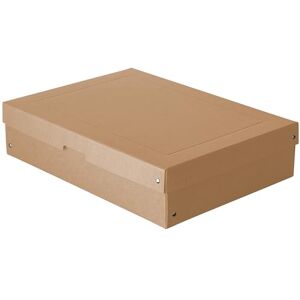 FALKEN Original PureBox Nature. Made in Germany, 100 mm high, DIN A3. Storage box with lid made of sturdy cardboard, vegan gift box, transport box, all-purpose box, brown FALKEN Original PureBox Nature. Made in Germany, 100 mm high, DIN A3. Storage box with lid made of sturdy cardboard, vegan gift box, transport box, all-purpose box, brown