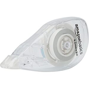 Amazon Basics Correction Tape 4.2mm x 6m, 10 Pack Amazon Basics Correction Tape 4.2mm x 6m, 10 Pack