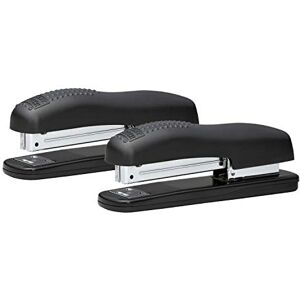 Bostitch Office Ergonomic 20 Sheet Desktop Stapler, Black, 2-Pack Bostitch Office Ergonomic 20 Sheet Desktop Stapler, Black, 2-Pack