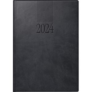 rido/idé Daily calendar model ROMA 1 2024, Desk Planner, 1 page = 1 day, sheet size 14.2 x 20 cm, black rido/idé Daily calendar model ROMA 1 2024, Desk Planner, 1 page = 1 day, sheet size 14.2 x 20 cm, black