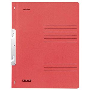 FALKEN Exacompta Ref 80004054001F Hook-In Top-Down Flat Files A4 (210 x 297mm) in Size, Blue Angel Certified, 250gsm Recycled Manilla Red (Pack of 50) FALKEN Exacompta Ref 80004054001F Hook-In Top-Down Flat Files A4 (210 x 297mm) in Size, Blue Angel Certified, 250gsm Recycled Manilla Red (Pack of 50)