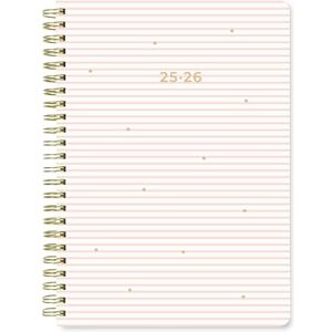 Letts of London Stripes A5 Academic 2025/2026 week to view diary Pink 26-031875 Letts of London Stripes A5 Academic 2025/2026 week to view diary Pink 26-031875