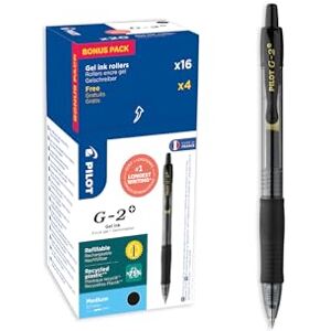 PILOT 3131910516460 G207 Gel Roller Pen Black (Pack of 20) PILOT 3131910516460 G207 Gel Roller Pen Black (Pack of 20)