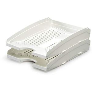 Durable 1701626010 Letter Trays (Trend, for Format DIN A4 to C4, stackable) 6-Piece, White Durable 1701626010 Letter Trays (Trend, for Format DIN A4 to C4, stackable) 6-Piece, White