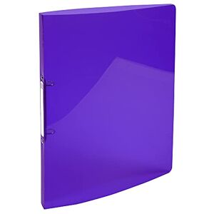 Exacompta Ref 54676E Iderama PP Flexible Cover Ring Binder Suitable for A4 Documents, Made from Polypropylene, 2 Rings, 20mm Spine, 15mm Rings Purple (Pack of 5) Exacompta Ref 54676E Iderama PP Flexible Cover Ring Binder Suitable for A4 Documents, Made from Polypropylene, 2 Rings, 20mm Spine, 15mm Rings Purple (Pack of 5)