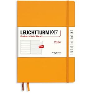 LEUCHTTURM1917 367852 Weekly Planner Composition (B5) 2024, 12 Months, Rising Sun, English LEUCHTTURM1917 367852 Weekly Planner Composition (B5) 2024, 12 Months, Rising Sun, English