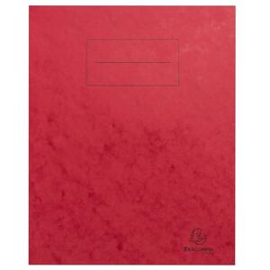 Exacompta Ref 32125E Box of 100 Notebook Covers 17 x 22 cm in Genuine Glossy Card, with Labelling Field Ideal for School, College, Universities Colour: red Exacompta Ref 32125E Box of 100 Notebook Covers 17 x 22 cm in Genuine Glossy Card, with Labelling Field Ideal for School, College, Universities Colour: red