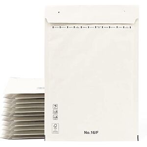 OFITURIA Padded Envelopes Mailing Envelopes Paper Bags with Bubble Inner White Peel and Seal Mailing Bags Ofiturie (100 Envelopes, 220 x 260mm) OFITURIA Padded Envelopes Mailing Envelopes Paper Bags with Bubble Inner White Peel and Seal Mailing Bags Ofiturie (100 Envelopes, 220 x 260mm)