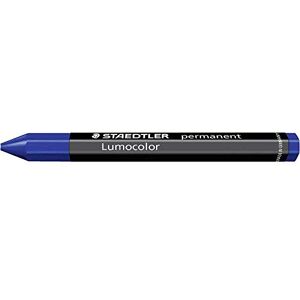STAEDTLER 236-3 Lumocolor Omnigraph Universal Permanent Marking Crayon Blue (Pack of 12) STAEDTLER 236-3 Lumocolor Omnigraph Universal Permanent Marking Crayon Blue (Pack of 12)