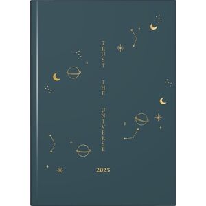 rido/idé Young Line (2025) "Universe" Book Calendar, 2 Pages = 1 Week, A5, 160 Pages, Graphic Cover, Dark Blue rido/idé Young Line (2025) "Universe" Book Calendar, 2 Pages = 1 Week, A5, 160 Pages, Graphic Cover, Dark Blue