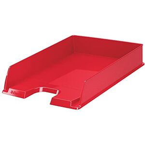 Esselte A4 Europost Letter Tray, VIVIDA Red, Pack of 10, VIVIDA Range, 623607 Esselte A4 Europost Letter Tray, VIVIDA Red, Pack of 10, VIVIDA Range, 623607