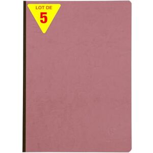 Clairefontaine 791406CPack Age Bag Collection Set of 5 Antique Pink Canvas Sewn Notebooks A4 21x29,7 cm 192 White Plain Pages 90 g Paper Glossy Leather Grain Card Cover Clairefontaine 791406CPack Age Bag Collection Set of 5 Antique Pink Canvas Sewn Notebooks A4 21x29,7 cm 192 White Plain Pages 90 g Paper Glossy Leather Grain Card Cover