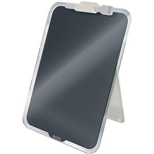 Leitz Glass Dry Wipe Personal Desktop Easel Whiteboard, Cosy Range, Velvet Grey, 39470089 Leitz Glass Dry Wipe Personal Desktop Easel Whiteboard, Cosy Range, Velvet Grey, 39470089