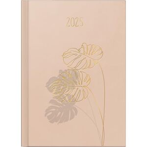 rido/idé Book Calendar Model Mentor 2025 "Monstera" A5, Faux Leather rido/idé Book Calendar Model Mentor 2025 "Monstera" A5, Faux Leather
