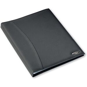 Rexel Soft Touch A4 Display and Presentation Folder Book, Smooth Leather, 24 Pockets Black,Medium Rexel Soft Touch A4 Display and Presentation Folder Book, Smooth Leather, 24 Pockets Black,Medium